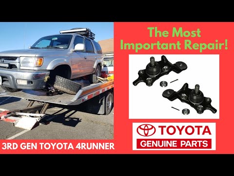 Most Important Repair - How To Replace Lower Ball Joint For Your 4Runner / Tacoma / Tundra / Sequoia