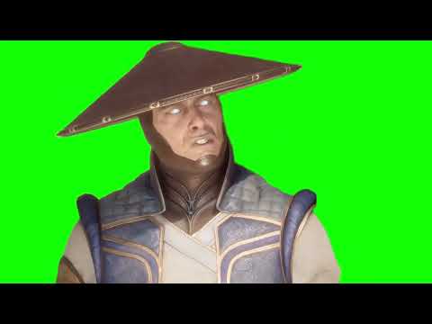 Raiden "I must consult with the Elder Gods" green screen
