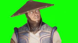 Raiden "I must consult with the Elder Gods" green screen