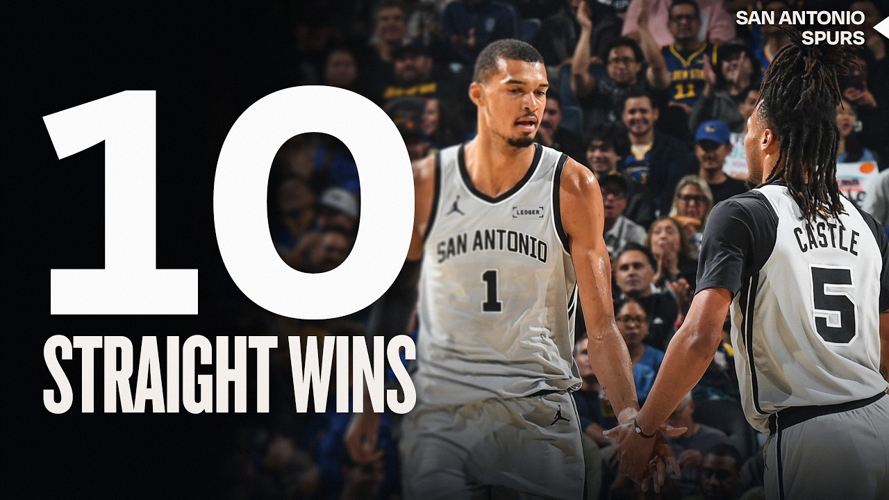 The Spurs KEEP ROLLING 😤 | Top Plays from 10+ Game Win Streak