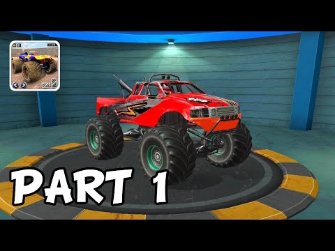 Real Monster Truck Demolition Derby Crash Stunts - GamePlay Walkthrough Part 1 DEMOLITION ARENA