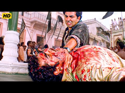 सनी देओल की खतरनाक लड़ाई | Ziddi Movie Action Scene | Sunny Deol Ki Film | Raveena