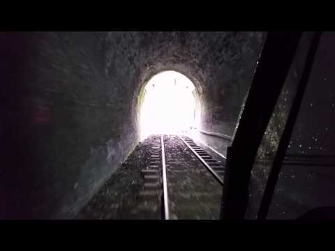 Forgotten world adventures, ride the rail by Cart.