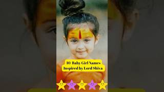 Download lagu Unique 10 Baby Girl Names Inspired by Lord Shiva #youtubeshorts #babiesname #bholenath #cutebaby mp3