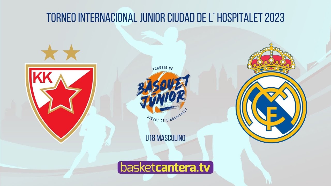 U18M.  ESTRELLA ROJA BELGRADO vs REAL MADRID.- Torneo Internacional Junior Ciudad de L´Hospitalet 23