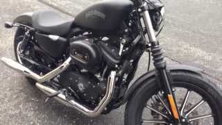 2013 Harley Davidson Iron 883 Start up and First Ride!