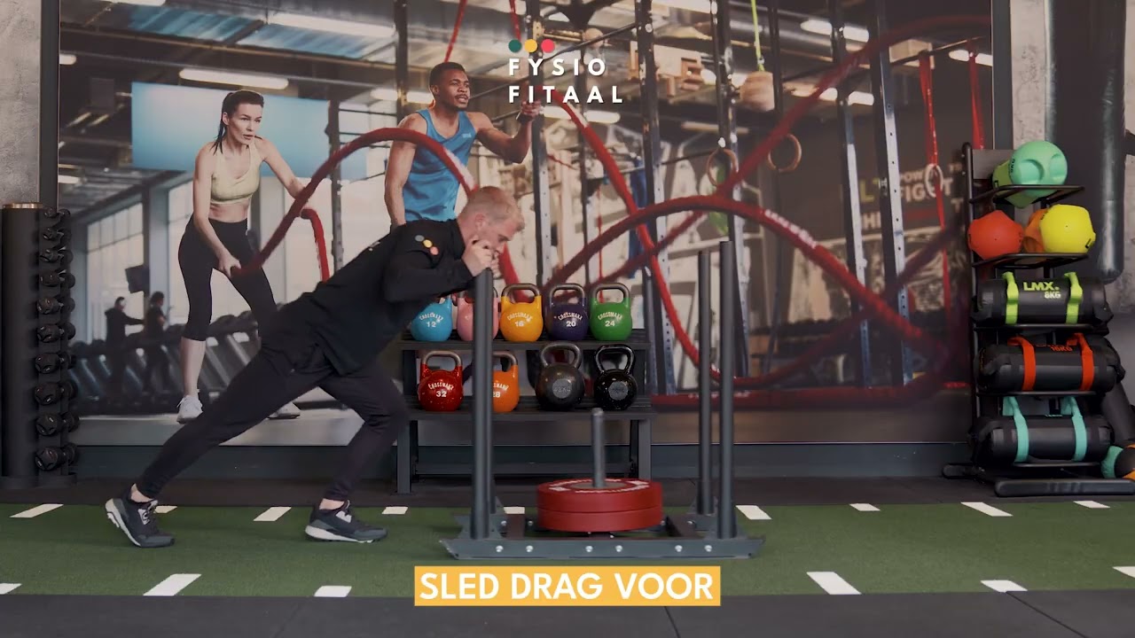 Video thumbnail: Sled drag voor — instructievideo