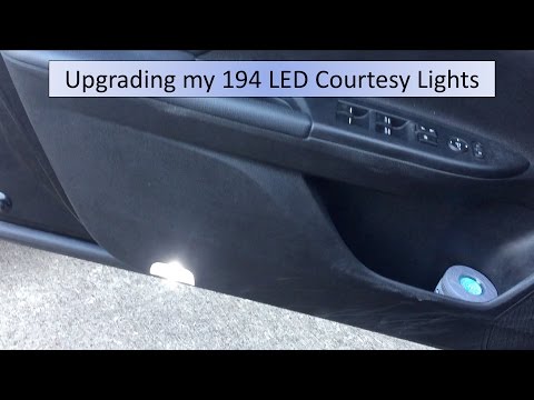 How to Install 194 LED Courtesy Lights (Honda Accord 2013-15)