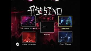 Asesino Live DVD - Carnicero