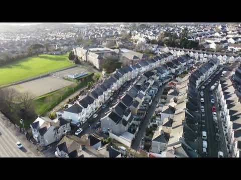 Peverell in Plymouth by drone.