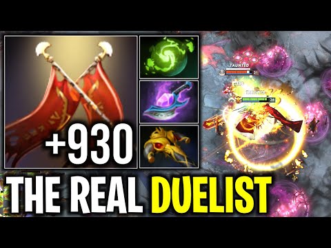 THE REAL DUELIST +930 BONUS DAMAGE AND DIVINE RAPIER SCARY MID LEGION COMMANDER | DOTA 2