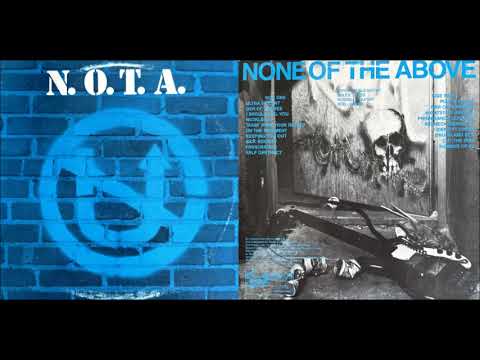 N.O.T.A. - None Of The Above LP (Rabid Cat Records 1985)