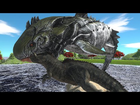 The monstrous Dunkleosteus has gone crazy! - Animal Revolt Battle Simulator