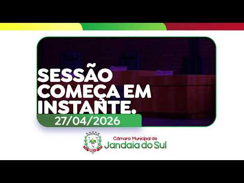 Sessão Extrarrdinária | 27 de Abril de 2026 | Jandaia do Sul-PR