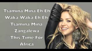 Shakira-Waka Waka (This time for Africa) Lyrics