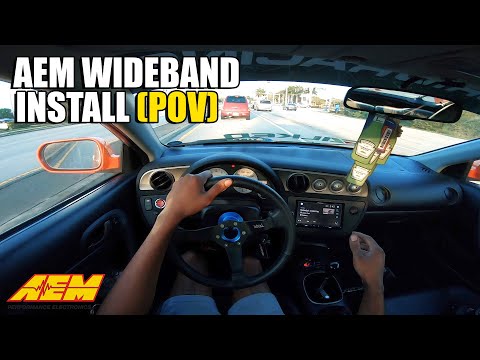 NAMI GETS AEM WIDEBAND INSTALL + POV PULLS (RSX)