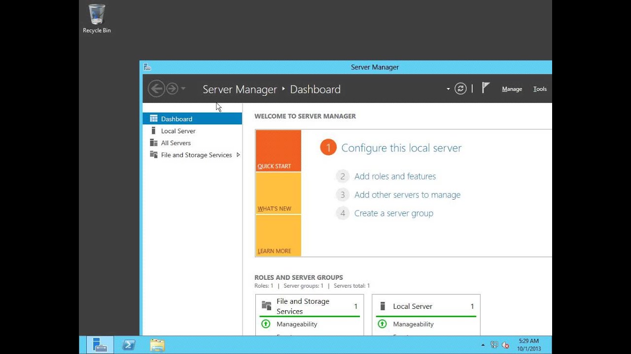 Windows Server 2012 Tutorial Video: Remote Management WinRM