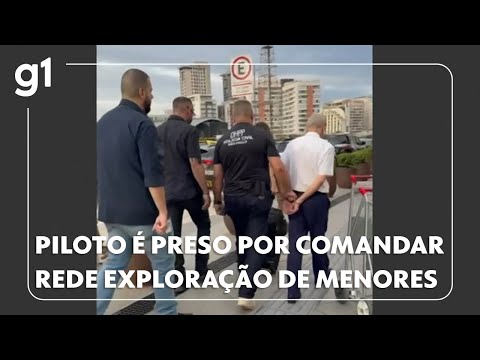 Piloto é preso suspeito de manter rede de abuso infantil
