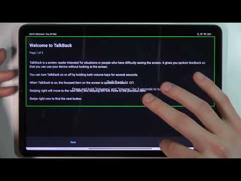 How to Activate TalkBack Mode on XIAOMI Pad 5 - Turn On TalkBack Mode