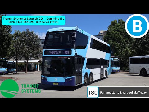 Transit Systems: Bustech CDi - Cummins ISL Euro 6 (ZF EcoLife), m/o 6724 (1615)