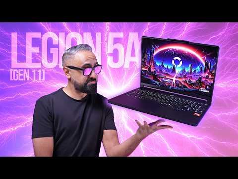 Lenovo Legion 5a - 2026 - Gaming Laptop - NVIDIA GeForce RTX 5060-15.3" OLED WQXGA Display - 165Hz Refresh Rate - Ryzen 7 250-32GB Memory - 1TB Storage - Eclipse Black video review thumbnail