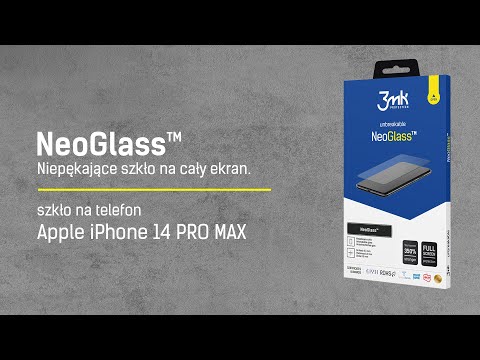 Szkło kompozytowe do iPhone 14 Pro Max. NeoGlass™ od 3mk Protection.