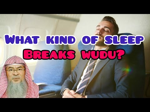 Does sleeping while sitting or reclining break one's wudu? - Assim al hakeem