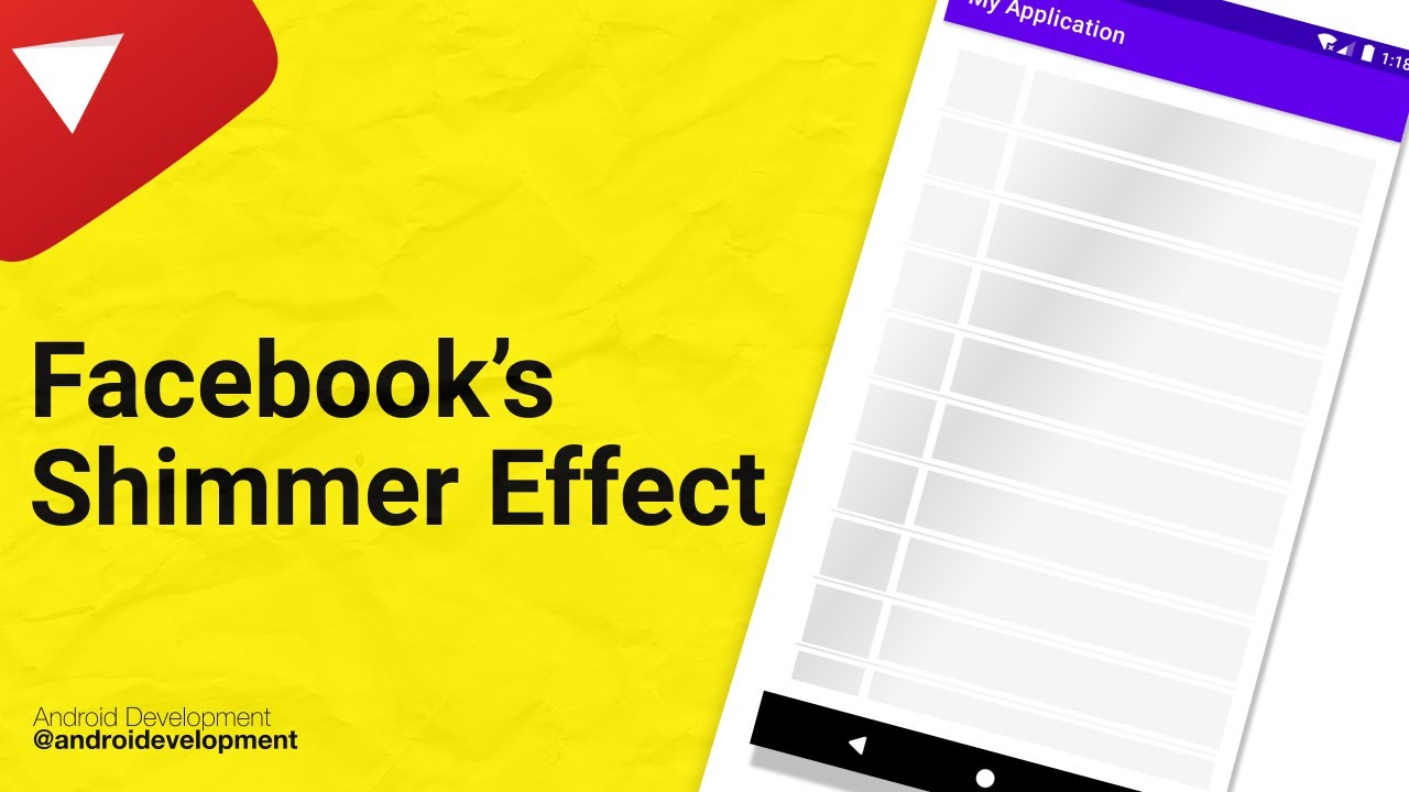 Facebook's Shimmer Loading Effect - Android Tutorial