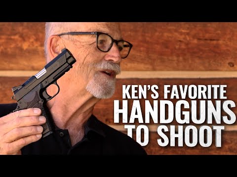 Guns Ken likes to shoot - Ken Hackathorn's favorite semi-auto pistols.  Gun Guys Ep 63