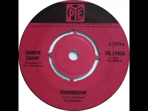 UK New Entry 1966 (31) Sandie Shaw - Tomorrow