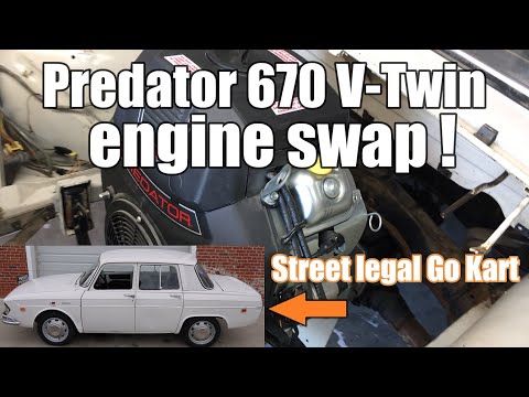 S3 E18 We put a 670 Predator V twin in our project car 1969 Renault 10