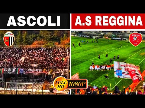 ASCOLI - A.S REGGINA ⚫🔴 Battle Support At Stadio Cino E Lillo Del Duca • Ascoli vs Reggina 0-1
