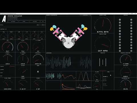 GM LS Engine Simulator 23.0l 24 Cylinder