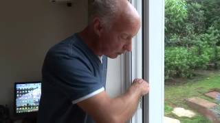 How to level french double glazed doors.