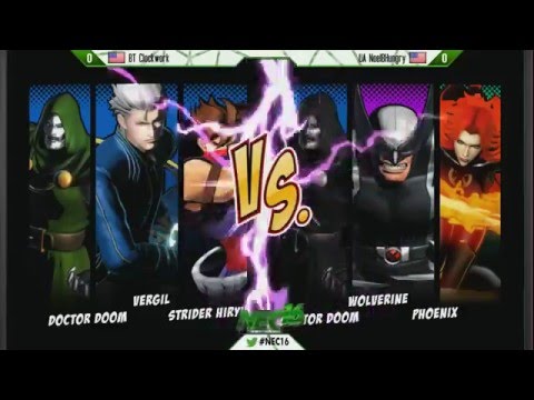 NEC 16 - UMvC3 - Clockwork vs Noel Brown (pools)