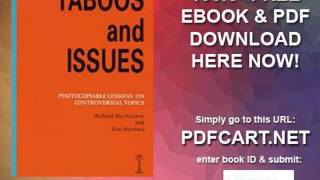 Taboos and Issues Photocopiable Lessons on Controversial Topics LTP Instant Lessons