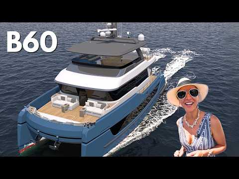 BERING 60 Catamaran 😳🤩 Aluminum  Long-Range Explorer Yacht Tour