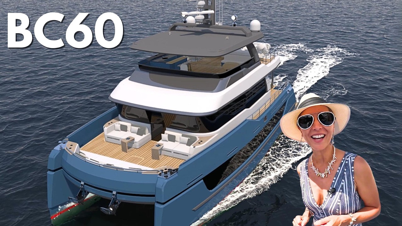 BERING 60 Catamaran 😳🤩 Aluminum Long-Range Explorer Yacht Tour