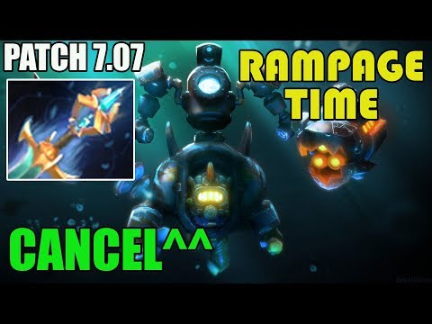 RAMPAGE FAST HAND TINKER WITH A KAYA By canceL^^ - Dota 2 Patch 7.07