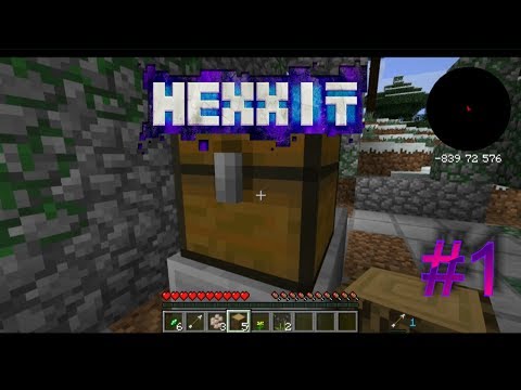 Let's Play Minecraft: Hexxit [Part 1] - Eine neue Welt, neue Dimensionen und.. waaah!