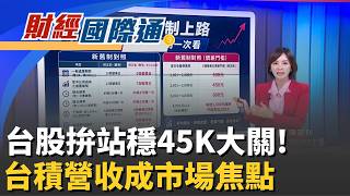 台積電.聯發科不再怕關禁閉? 處置股新制今上路亞股漲了!韓股漲逾2％ 日經飆逾千點 台股續上攻｜三立財經iNEWS