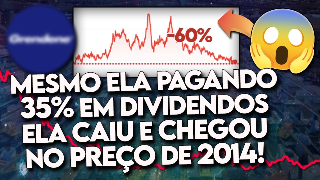 10 AÇÕES que BATERAM a SUA MÍNIMA! (Por que elas NÃO PARAM de CAIR?) - TOP 10