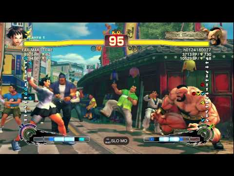 FAXgimoto [Makoto] vs. h0124180077 [Zangief] | SSF4 Arcade Edition