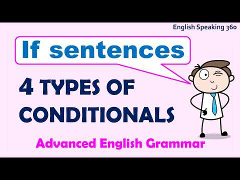 IF SENTENCES 4 Kinds of Conditionals in English  Useful English Grammar