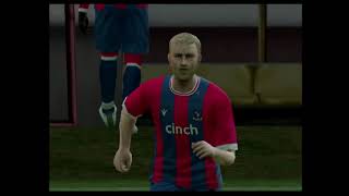 PES5 2022-23 Crystal Palace vs Chelsea 2022 Oct. 1st, Matchday 9【クリスタルパレス vs チェルシー PS2 ウイイレ2010】