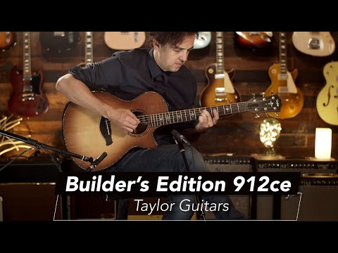 Taylor 912ce Builder’s Edition WHB Demo