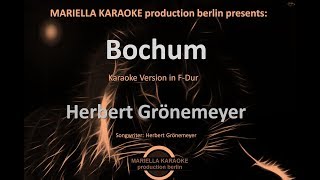 Herbert Grönemeyer - Bochum (Karaoke Version)