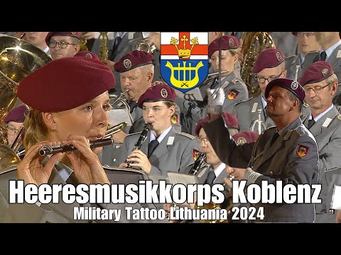Heeresmusikkorps Koblenz in Litauen: Preußens Gloria/Regimentsgruß/Yorckscher Marsch - Marschmusik