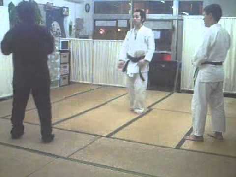 「後手の先の崩し」の稽古（３月１５日）