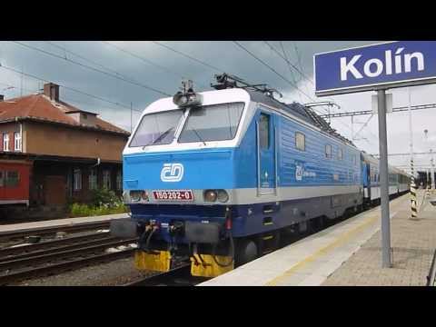 ČD 150.202 - Odjezd vlaku R 707 Bouzov - Kolín, 29.6.2013